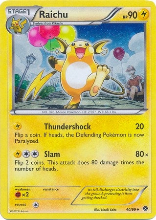 Image for Raichu - 40/99 (Cosmos Holo) (040/099) (Blister Exclusives) - Pokemon