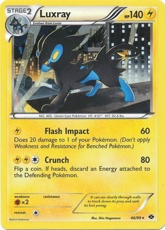 Image for Luxray - 46/99 (Cosmos Holo) (046/099) (Blister Exclusives) - Pokemon
