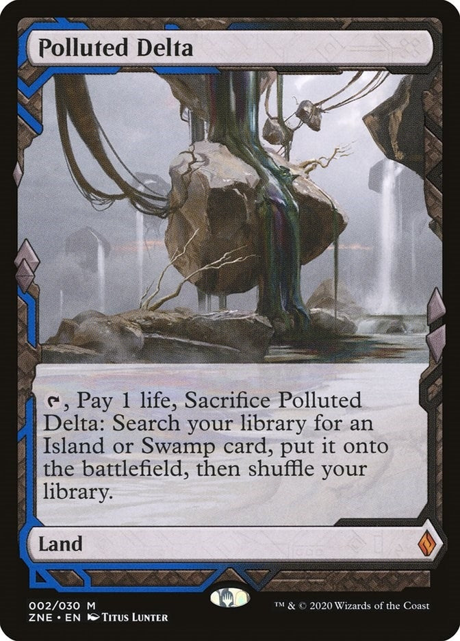Image for Polluted Delta (2) (Zendikar Rising Expeditions) - Magic: The Gathering