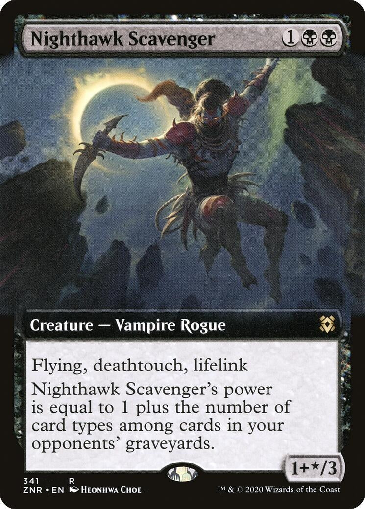 Nighthawk Scavenger (Extended Art) (341) (Zendikar Rising)