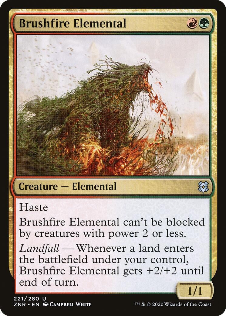 Brushfire Elemental (221) (Zendikar Rising)