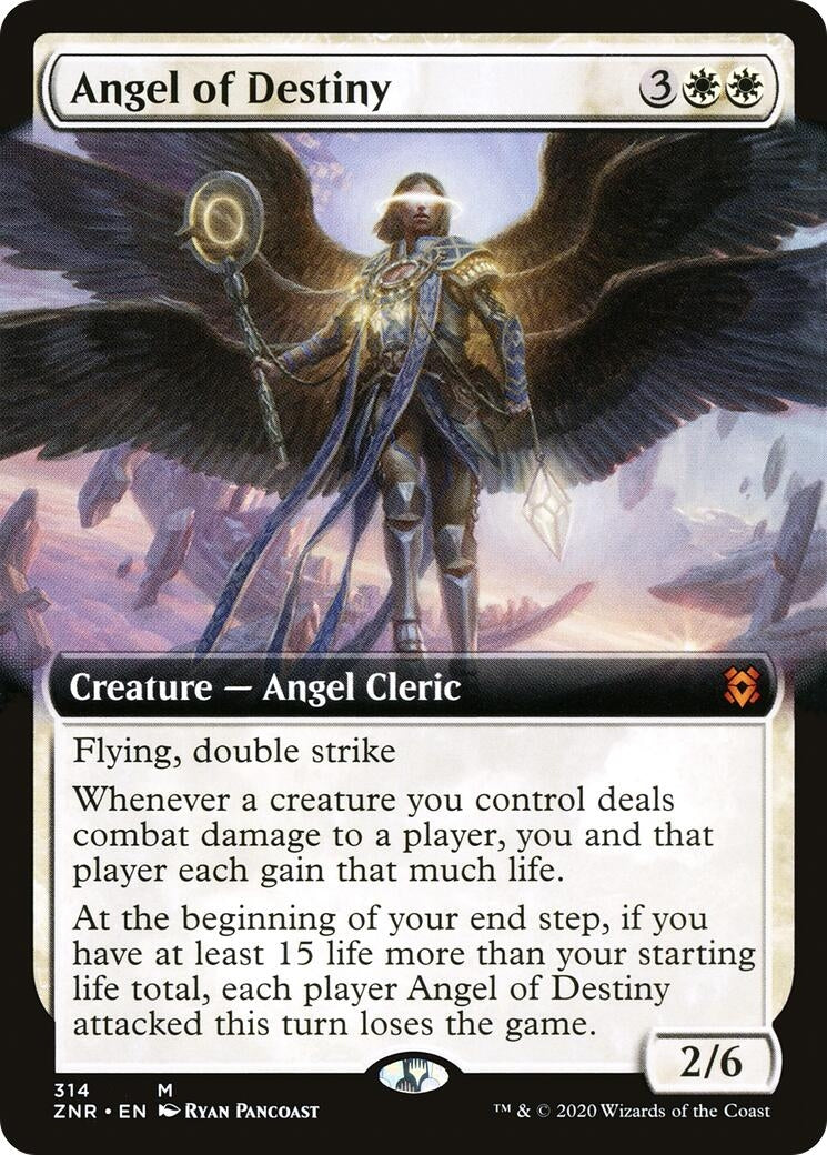 Angel of Destiny (Extended Art) (314) (Zendikar Rising)