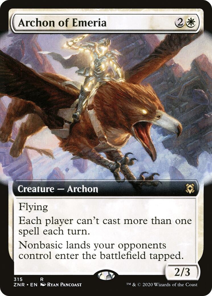 Archon of Emeria (Extended Art) (315) (Zendikar Rising)
