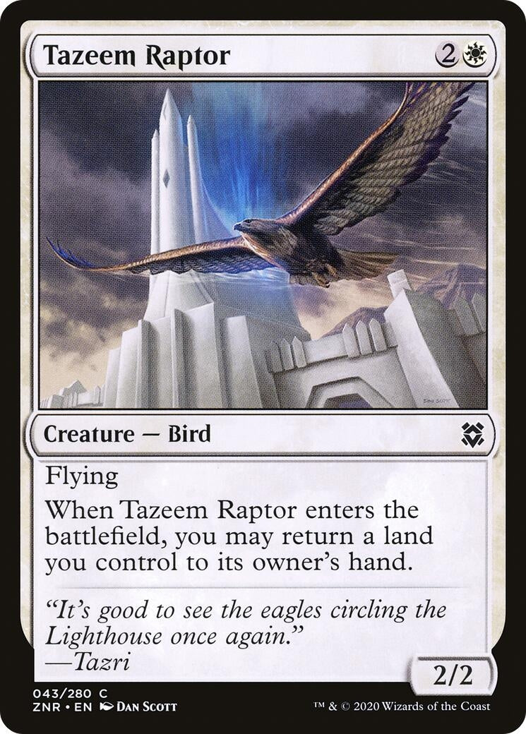 Tazeem Raptor (43) (Zendikar Rising) (ZNR)