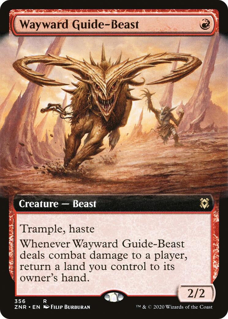 Wayward Guide-Beast (Extended Art) (356)