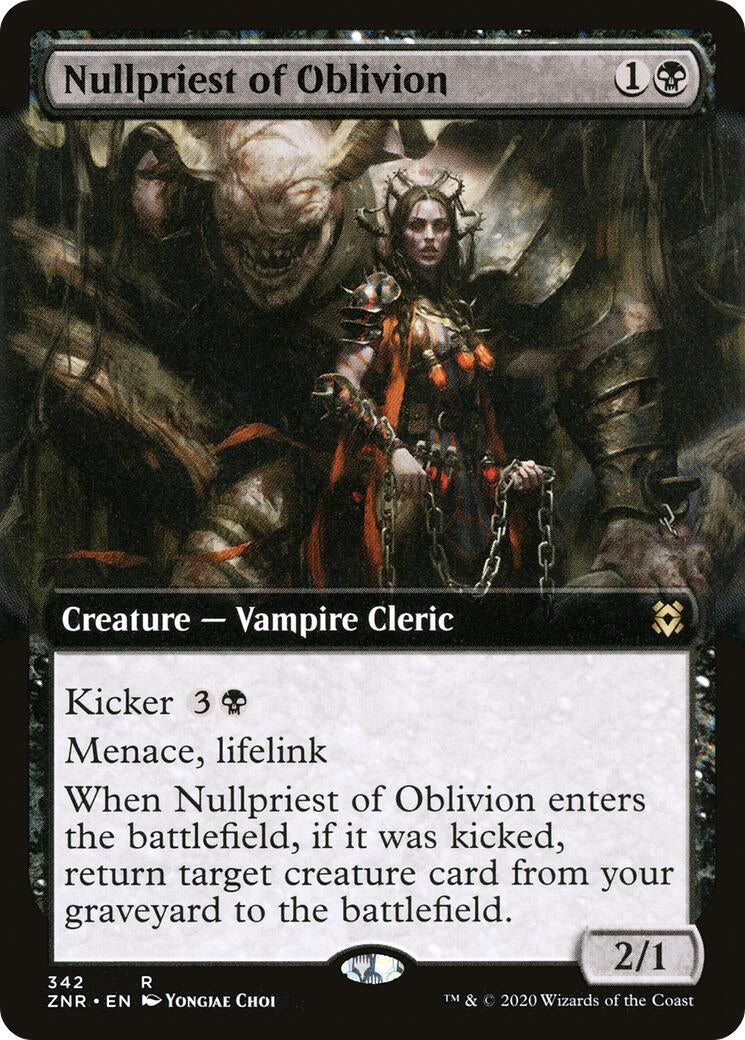 Nullpriest of Oblivion (Extended Art) (342) (Zendikar Rising)