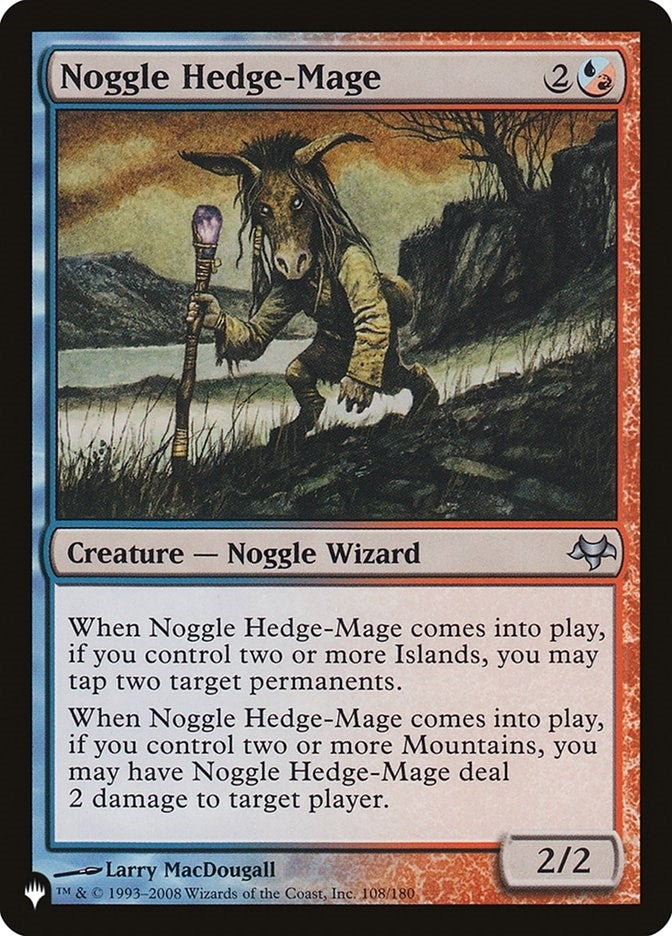 Noggle Hedge-Mage (108/180) (The List Reprints)