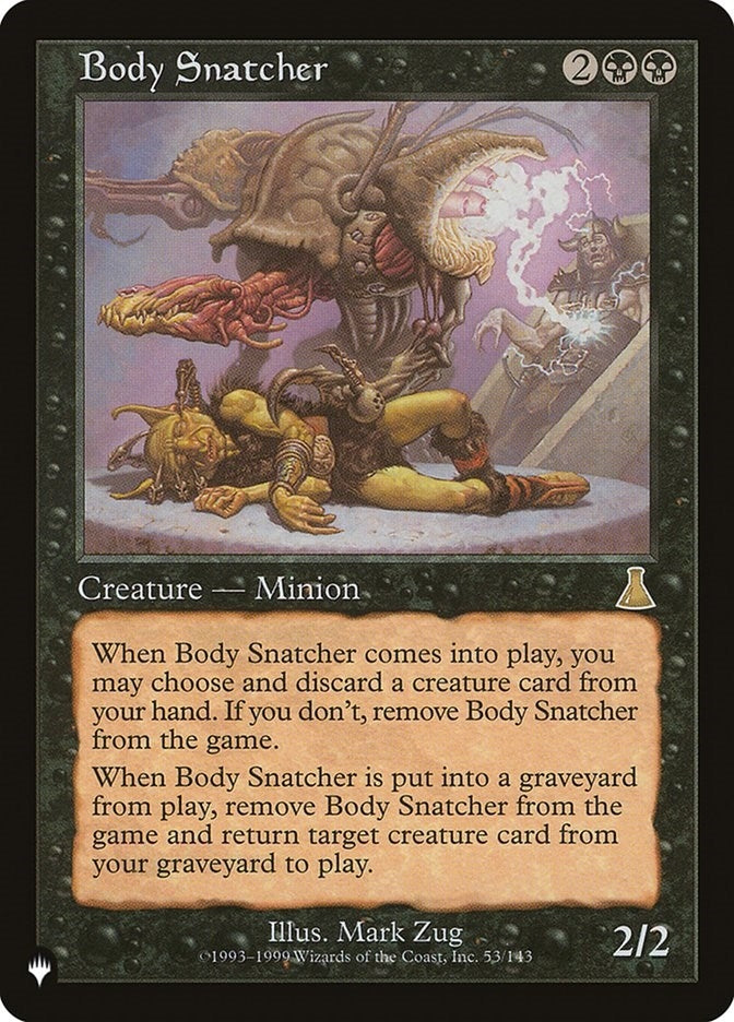 Body Snatcher (53/143) (The List Reprints)