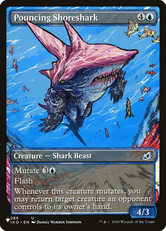 Pouncing Shoreshark (Showcase) (285/274) (The List Reprints)