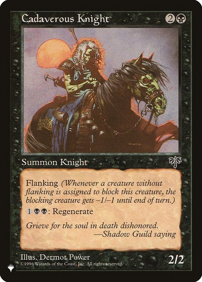 Cadaverous Knight (The List Reprints)