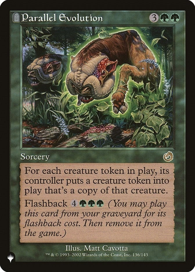 Parallel Evolution (136/143) (The List Reprints)