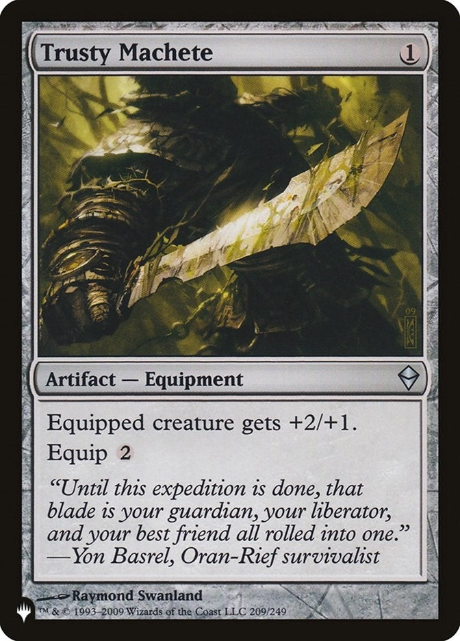 Image for Trusty Machete (209/249) - Magic: The Gathering