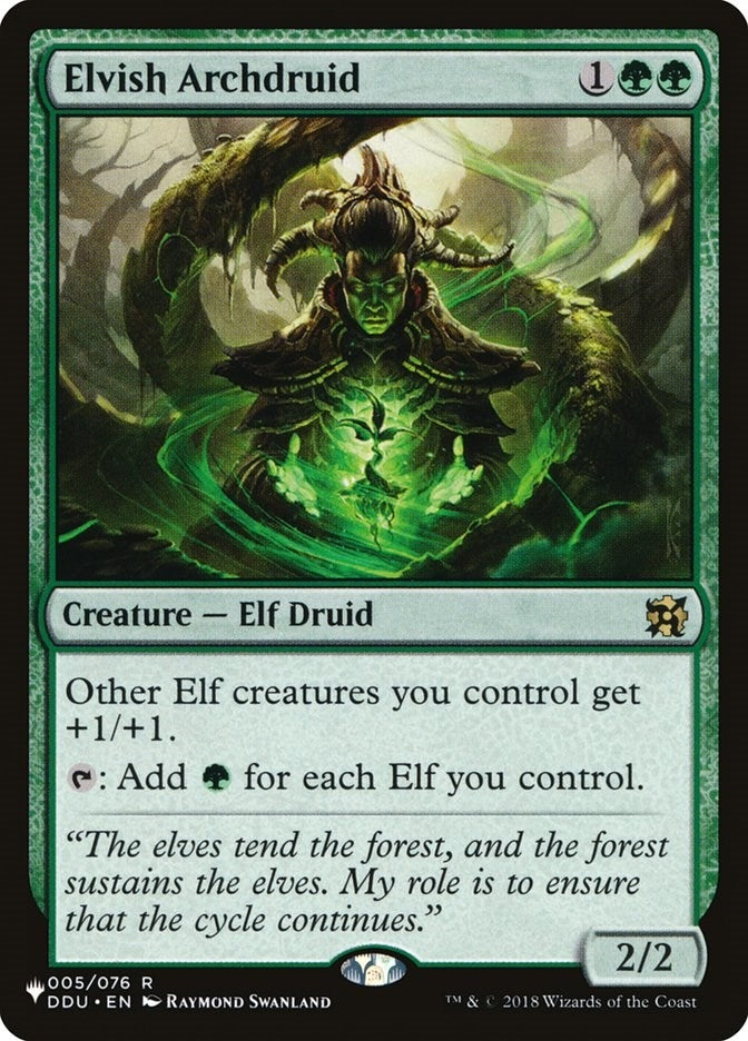 Elvish Archdruid (005/076) (The List Reprints)