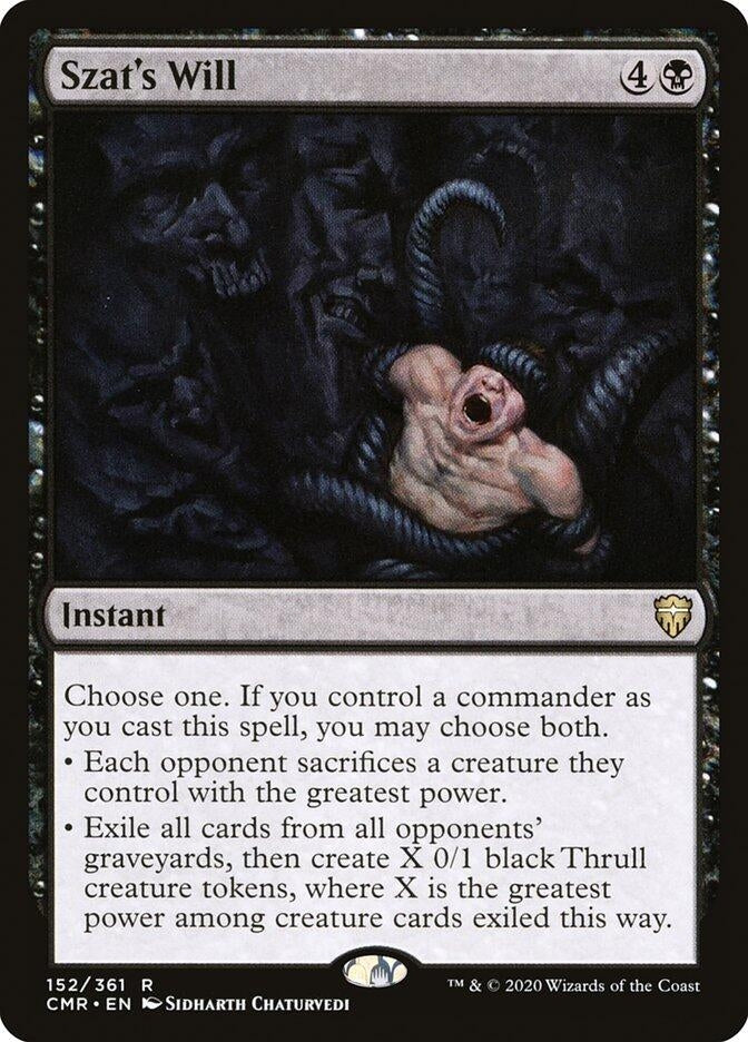 Szat's Will (152) (Commander Legends)