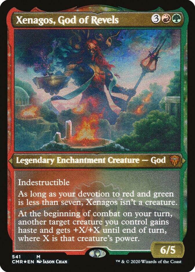 Xenagos, God of Revels (Foil Etched) (541) (Commander Legends)