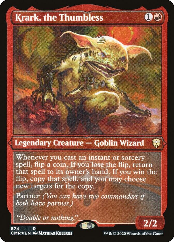 Krark, the Thumbless (Foil Etched) (574) (Commander Legends)