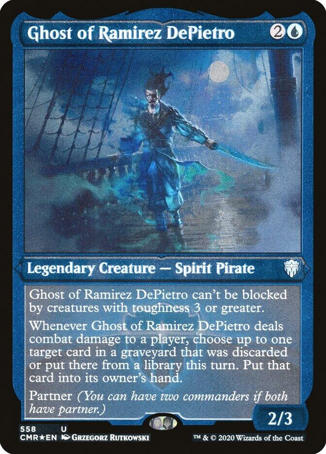 Ghost of Ramirez DePietro (Foil Etched) (558) (Commander Legends)