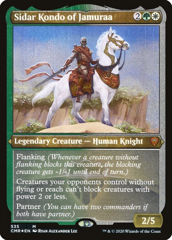 Sidar Kondo of Jamuraa (Foil Etched) (535) (Commander Legends)