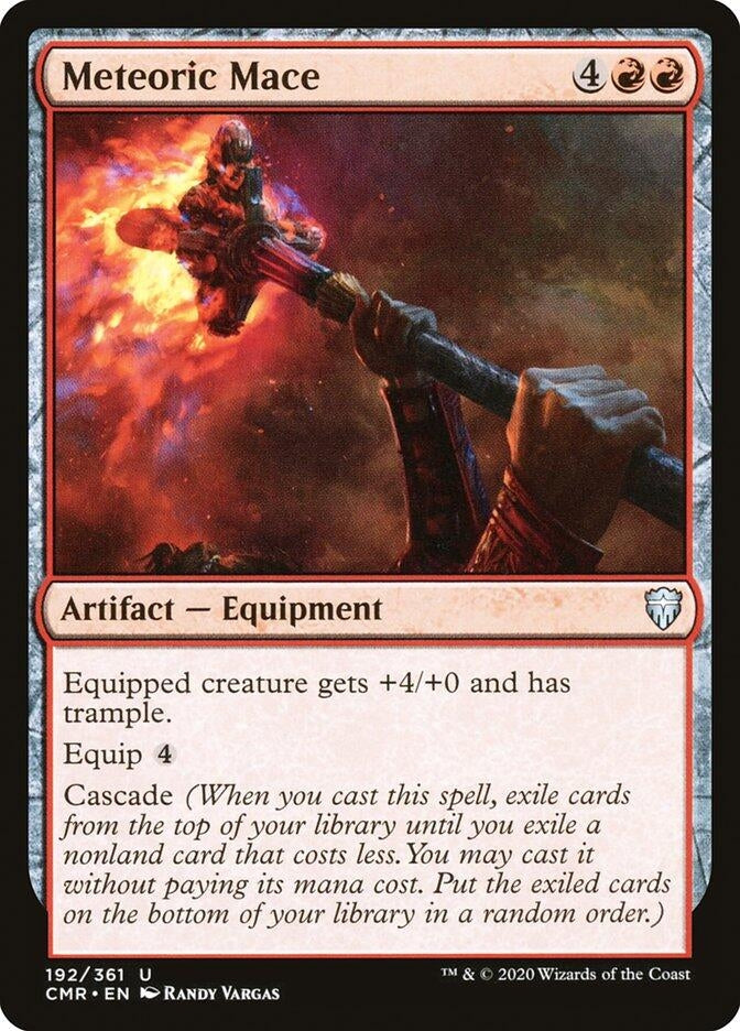 Image for Meteoric Mace (192) (Commander Legends) - Magic: The Gathering
