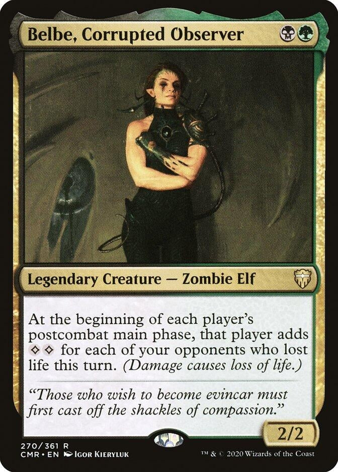 Belbe, Corrupted Observer (270) (Commander Legends)