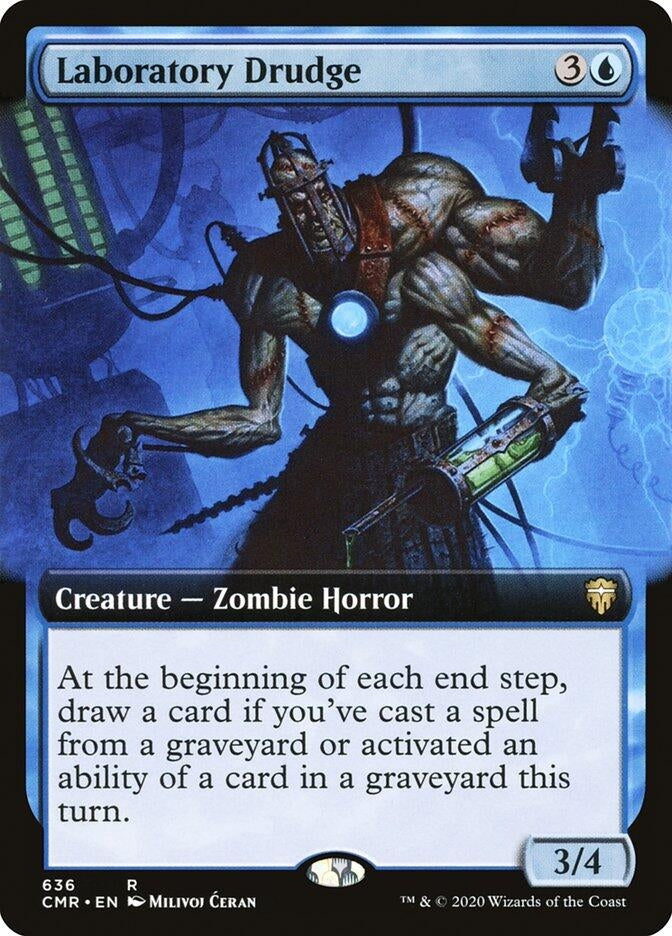 Laboratory Drudge (Extended Art) (636) (Commander Legends)