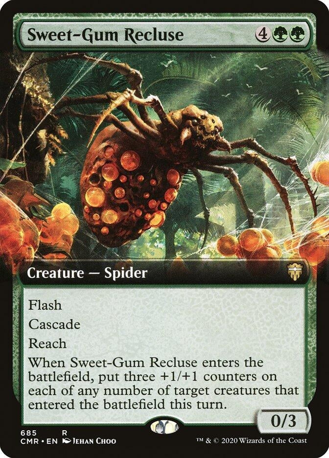 Sweet-Gum Recluse (Extended Art) (685) (Commander Legends)