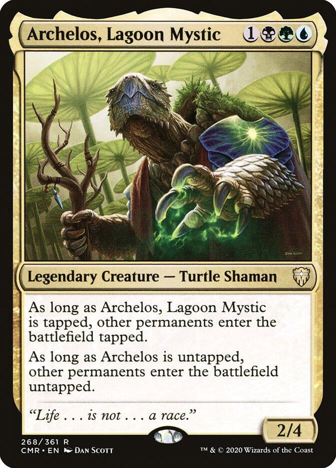 Archelos, Lagoon Mystic (268) (Commander Legends)