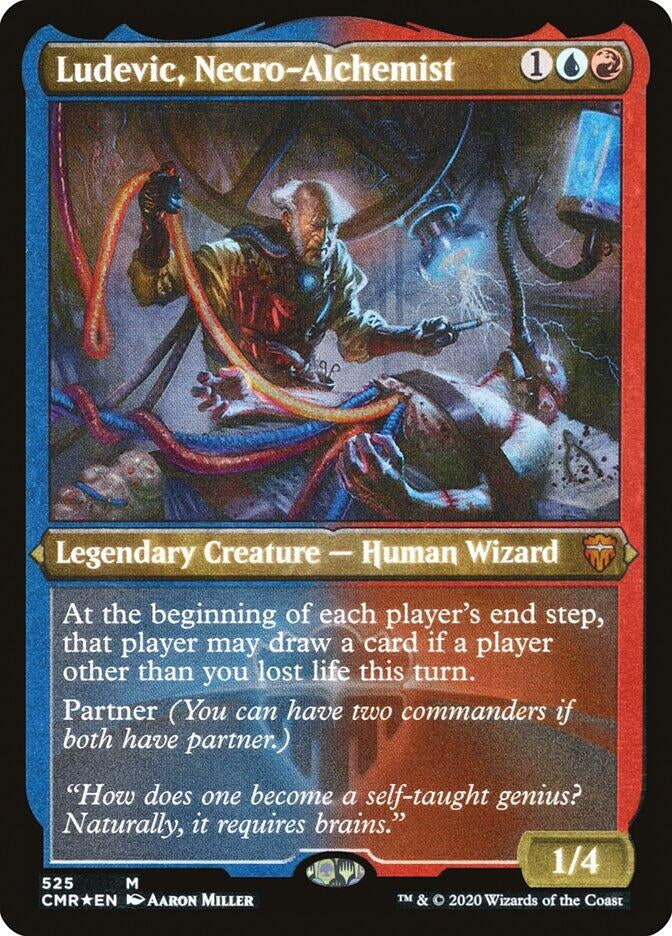 Ludevic, Necro-Alchemist (Foil Etched) (525) (Commander Legends)