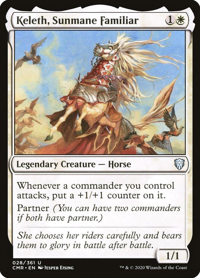 Keleth, Sunmane Familiar (28) (Commander Legends)