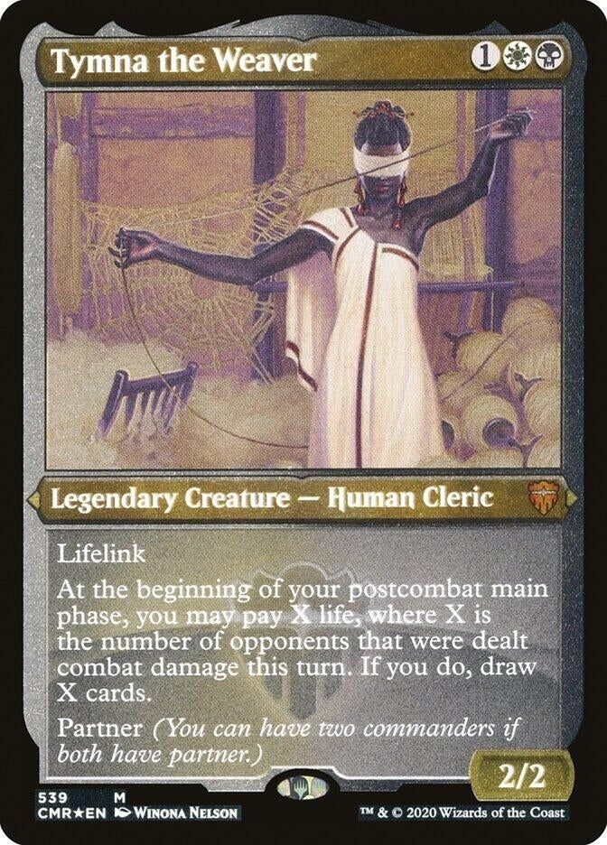 Tymna the Weaver (Foil Etched) (539) (Commander Legends)