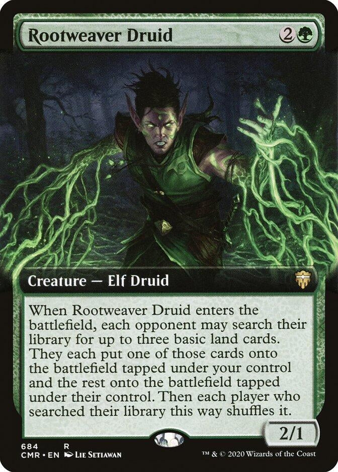 Rootweaver Druid (Extended Art) (684) (Commander Legends)