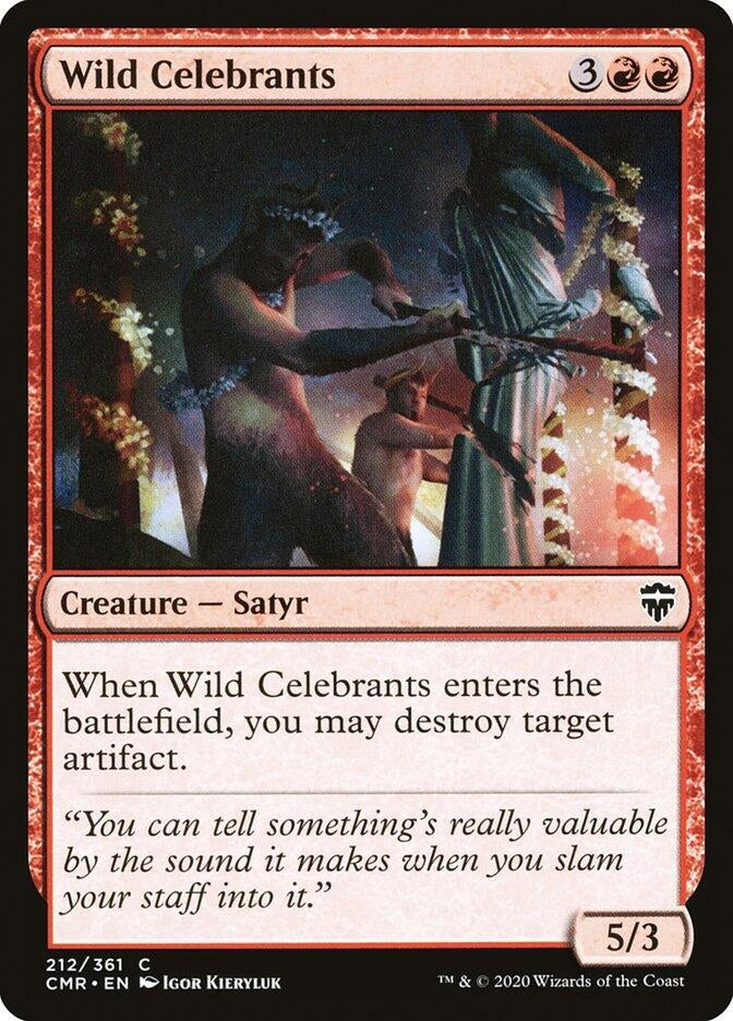 Image for Wild Celebrants (212) (Commander Legends) - Magic: The Gathering