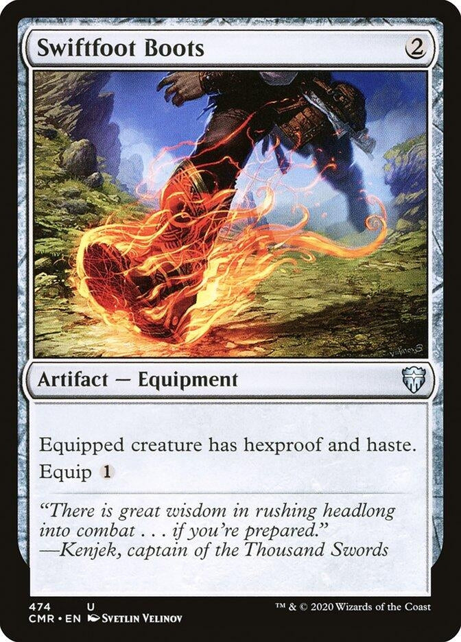 Image for Swiftfoot Boots (474) (Commander Legends) - Magic: The Gathering