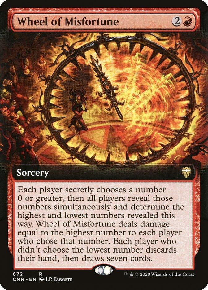 Wheel of Misfortune (Extended Art) (672) (Commander Legends)