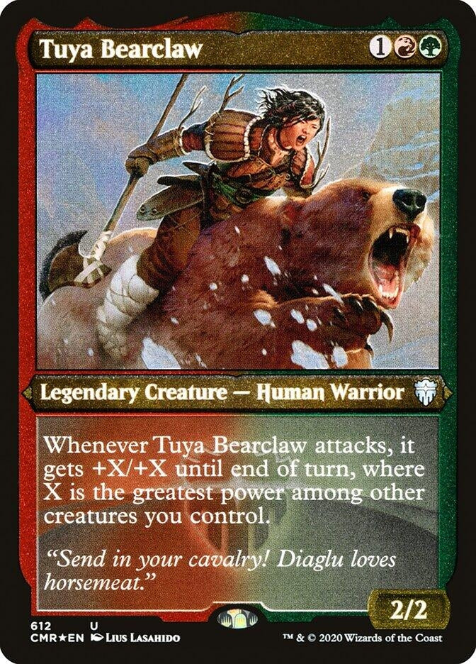 Tuya Bearclaw (Foil Etched) (612) (Commander Legends)
