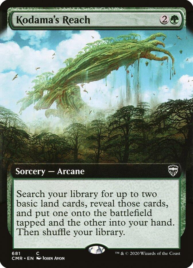 Kodama's Reach (Extended Art) (681) (Commander Legends)