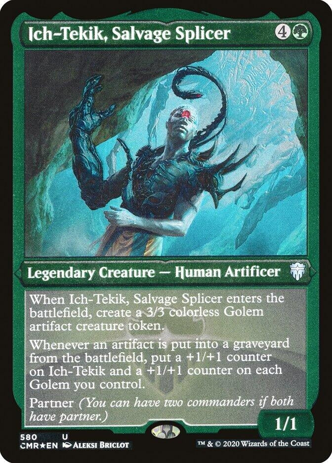 Ich-Tekik, Salvage Splicer (Foil Etched) (580) (Commander Legends)