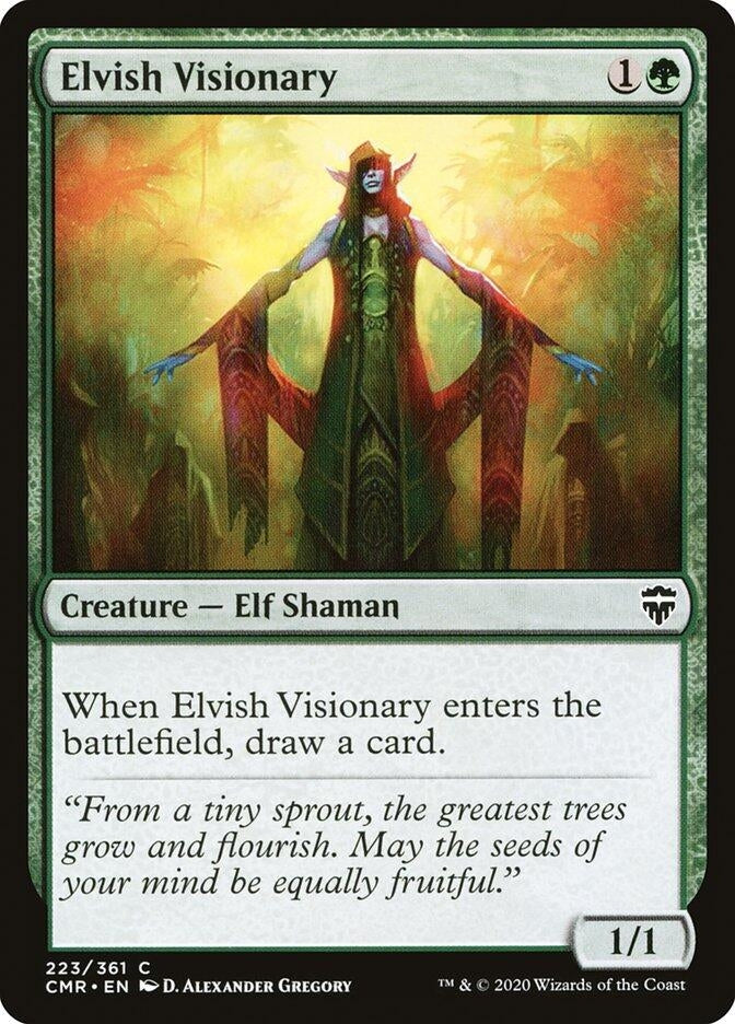 Image for Elvish Visionary (223) (Commander Legends) - Magic: The Gathering