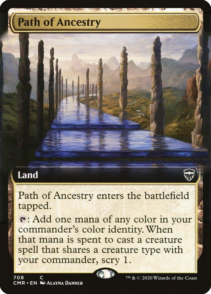 Path of Ancestry (Extended Art) (708) (Commander Legends)