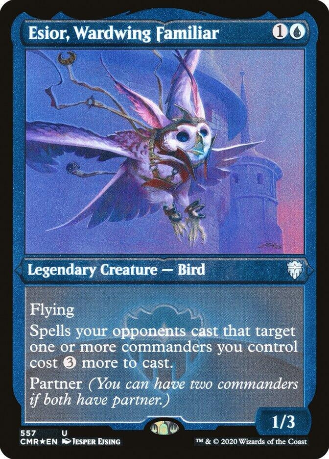 Esior, Wardwing Familiar (Foil Etched) (557) (Commander Legends)