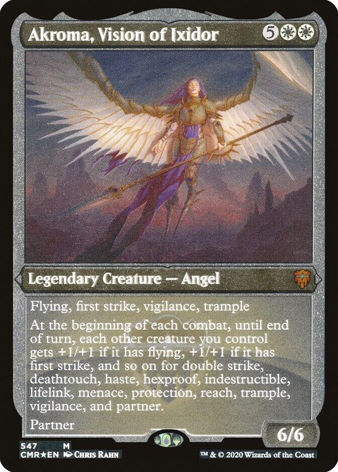 Akroma, Vision of Ixidor (Foil Etched) (547) (Commander Legends)