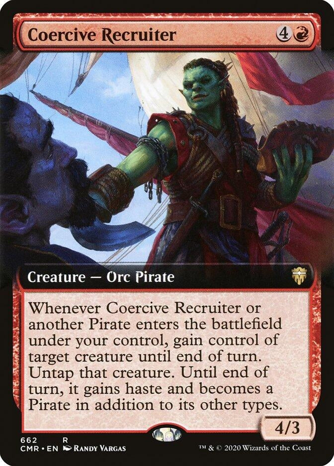 Coercive Recruiter (Extended Art) (662) (Commander Legends)