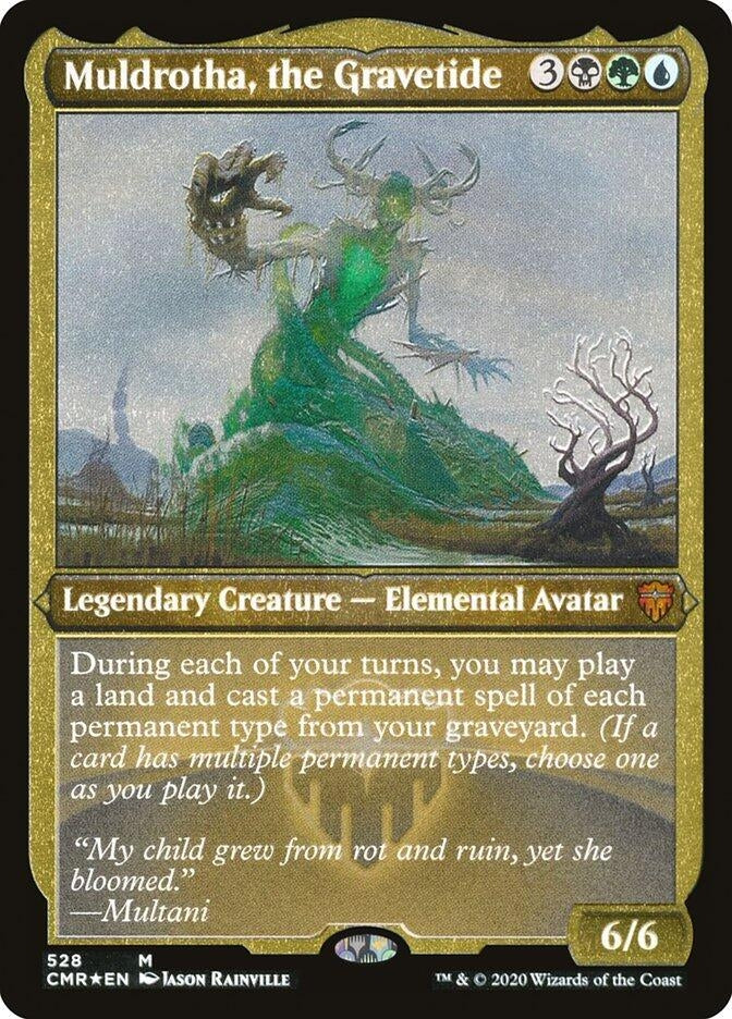 Muldrotha, the Gravetide (Foil Etched) (528) (Commander Legends)