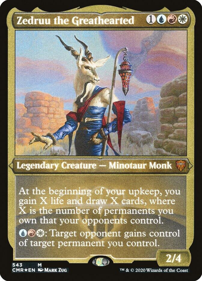 Zedruu the Greathearted (Foil Etched) (543) (Commander Legends)