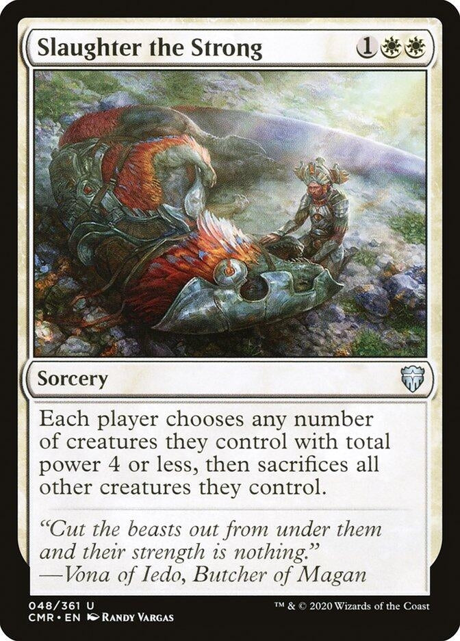 Image for Slaughter the Strong (48) (Commander Legends) - Magic: The Gathering