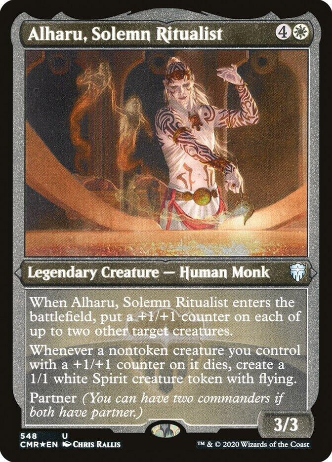 Alharu, Solemn Ritualist (Foil Etched) (548) (Commander Legends)