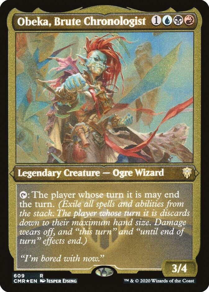 Obeka, Brute Chronologist (Foil Etched) (609) (Commander Legends)