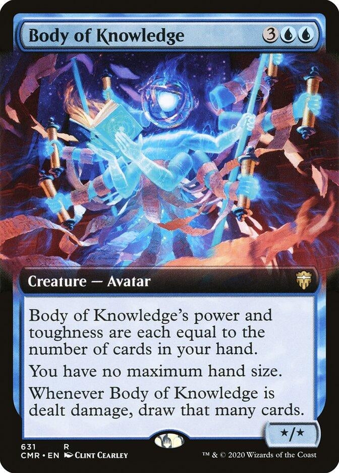 Body of Knowledge (Extended Art) (631) (Commander Legends)