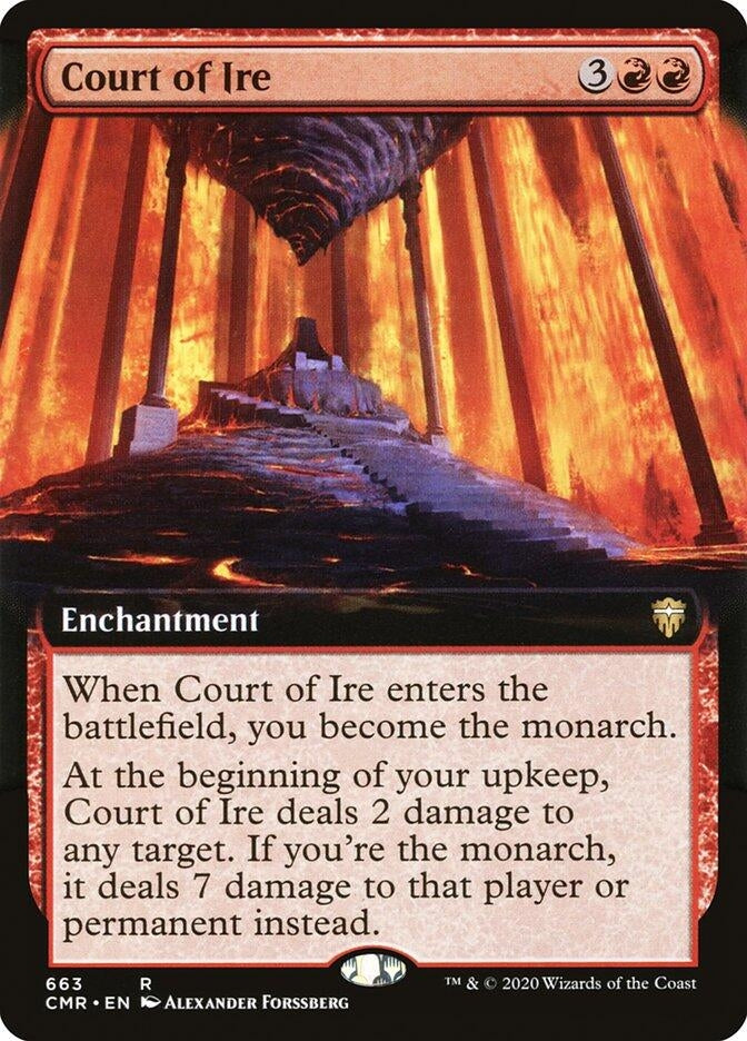 Court of Ire (Extended Art) (663) (Commander Legends)