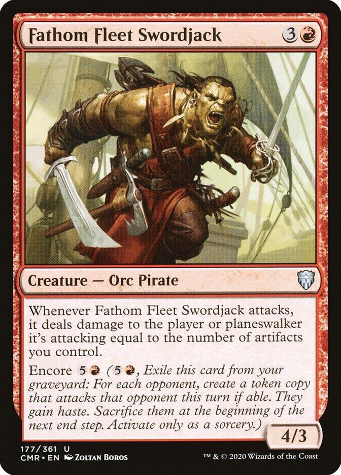 Image for Fathom Fleet Swordjack (177) (Commander Legends) - Magic: The Gathering